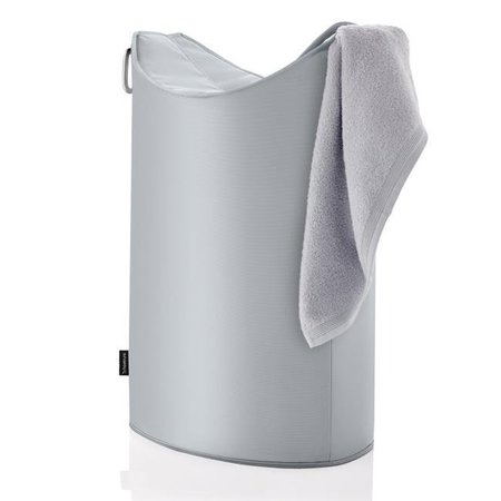 BLOMUS Blomus 65387 Aluminum Matt Laundry Bin; Gray 65387